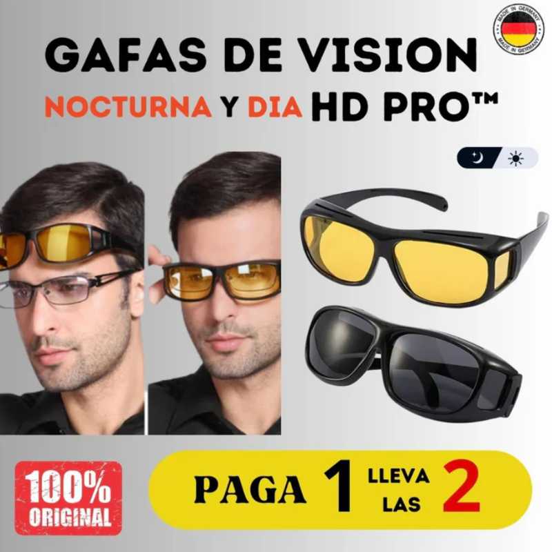 2 X 1 GAFAS HD VISION PRO - CLARIDAD PARA TUS OJOS