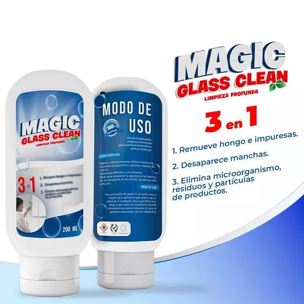 MAGIC GLASS CLEAN 3 EN 1 Limpia vidrios - EXPRESS 🇨🇱