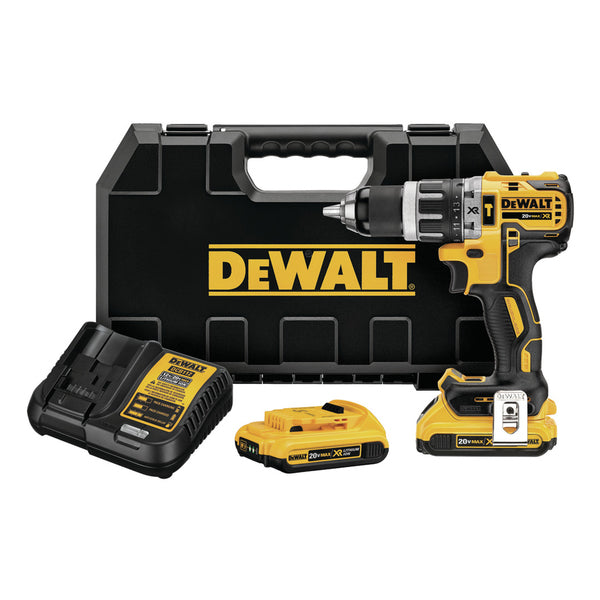 KIT DEWALT ORIGINAL: TALADRO DE ALTO IMPACTO + 26 ACCESORIOS + 2 BATERIAS - CIERRE DE LA TIENDA